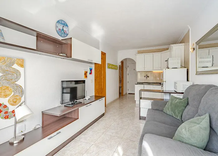 Playa De Américas El Dorado Con Vistas Directas Piscina Appartamento